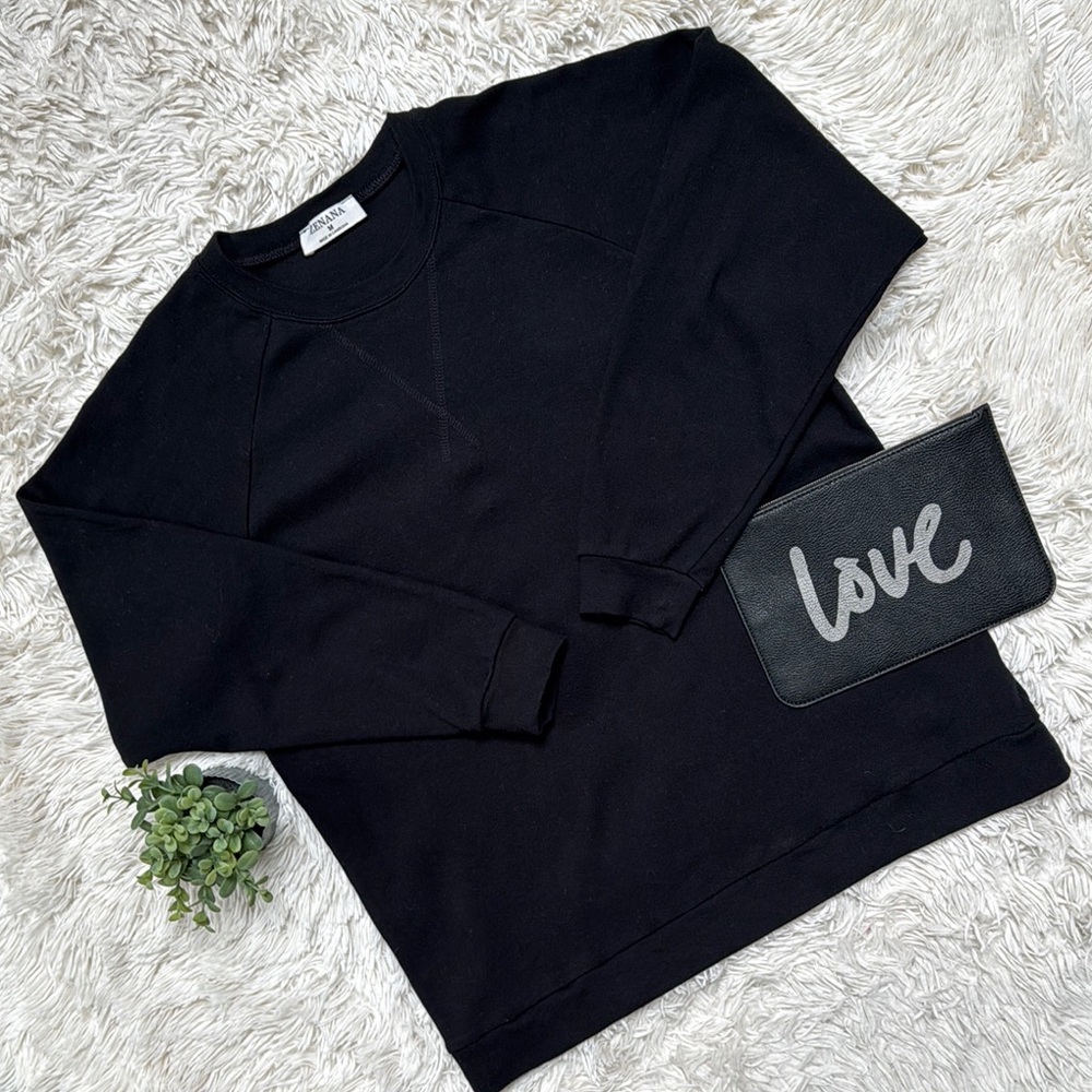Zenana Crewneck Sweatshirt 💗 Black